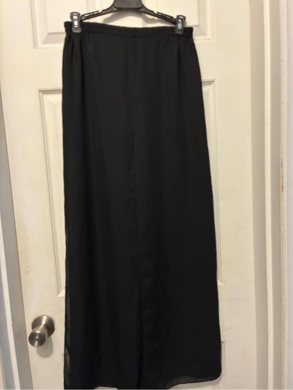 Adrianna Papell Black Maxi Skirt - Classic Women's Long Skirt